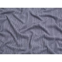 Minerva Core Range Brushed Texture Rib Stretch Knit Fabric Powder Blue