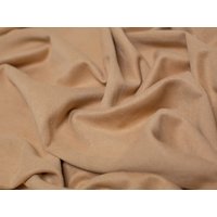 Minerva Core Range Suede Scuba Stretch Knit Fabric Beige
