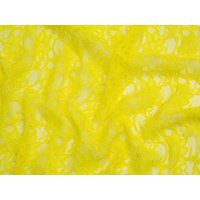 Chantilly Corded Lace Fabric Yellow