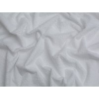 Minerva Core Range PU Backed Towelling Fabric White