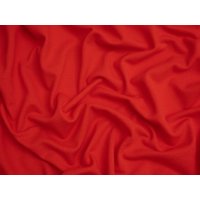 Pique Cotton Stretch Knit Fabric Rich Red