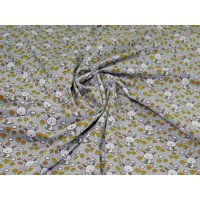 Deadstock Cotton Jersey Stretch Knit Fabric Silver Grey