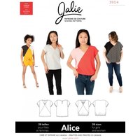 Jalie Paper Sewing Pattern 3904 Alice V Neck Blouse