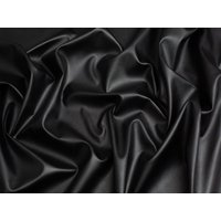 Minerva Core Range Soft Supple Stretch Faux Leather Fabric Black