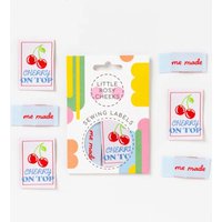 Little Rosy Cheeks Cherry On Top Woven Labels