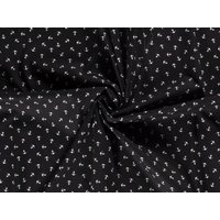 100% Cotton Poplin Fabric Black