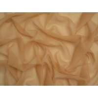 Minerva Core Range Light Sheer Chiffon Fabric Dark Sand