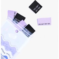 Kylie And The Machine You Cant Buy This Metallic Woven Labels
