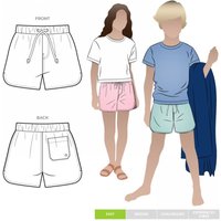 Style Arc Paper Sewing Pattern Kids Bondi Boardie