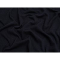 Minerva Core Range Fur Back Sweatshirt Stretch Knit Fabric Navy Blue