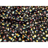 Deadstock 100% Cotton Poplin Fabric Black