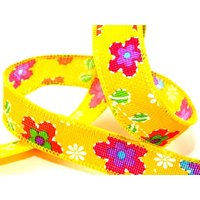 Rustic Flower Ribbon Yellow