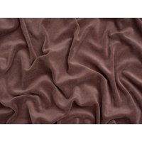 Minerva Core Range Cotton Velour Stretch Knit Fabric Sunset Pink