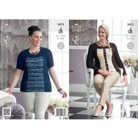 King Cole Merino Knitting Pattern 3875