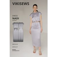 Vikisews Paper Sewing Pattern Nadi Dress
