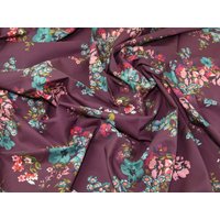Lady McElroy Scuba Stretch Knit Fabric Wine