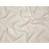 Minerva Core Range Pebble Textured Stretch Woven Crepe Fabric Ivory