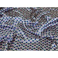 Liberty London Miranda Skye Belgravia Silk Satin Fabric Blue
