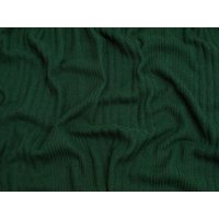 Minerva Core Range Brushed Texture Rib Stretch Knit Fabric Bottle Green