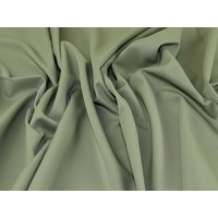 Deadstock Textured Polyester Suiting Fabric Green