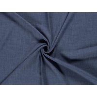 Linen Look Textured Polyester Suiting Fabric Steel Blue