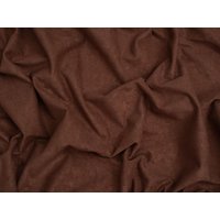 Minerva Core Range Faux Suede Suedette Fabric Chocolate