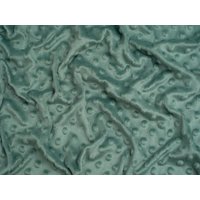 Minerva Core Range Embossed Dimple Plush Fleece Fabric Mint Green
