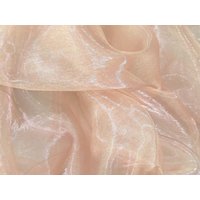Deadstock Sheer Organza Fabric Dusky Pink