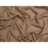 Minerva Core Range Foiled Heavy Suede Stretch Knit Fabric Cream
