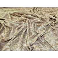Lady McElroy Slub Sweater Knit Stretch Fabric Sand