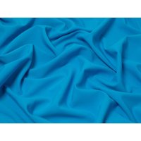 Minerva Core Range Stretch Woven Fine Gabardine Twill Fabric Intense Aqua