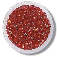 Trimits Glass Rocaille Beads Bulk Pack (Value Pack of 3) Red
