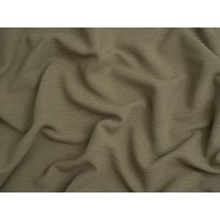 Minerva Core Range Baby Soft Cotton Ottoman Rib Stretch Knit Fabric Khaki
