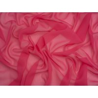 Minerva Core Range Light Sheer Chiffon Fabric Rich Rose