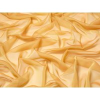 Minerva Core Range Cationic Sheer Chiffon Fabric Gold