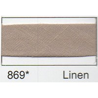 Essential Trimmings Polycotton Bias Binding Tape Linen