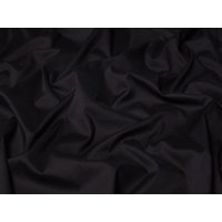 Minerva Core Range Light Stretch Woven Cotton Poplin Fabric Black