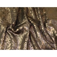 Deadstock Glossy Faux Fur Fabric Brown
