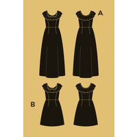 Deer and Doe Paper Sewing Pattern Coquelicot Dress Deer and Doe Paper Sewing Pattern Coquelicot Dress