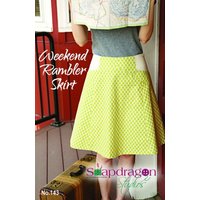 SnapDragon Studios Paper Sewing Pattern Weekend Rambler Skirt