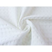 Big Cotton Waffle Fabric White