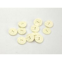 Dill Round Textured Buttons (Value Pack) Cream