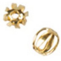 Trimits Oval Filigree Spacer Beads (Value Pack of 5) Gold