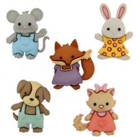 Dress It Up Forever Friends Buttons
