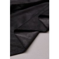 Mind The MAKER Organic Kora Stretch Woven Corduroy Fabric Black