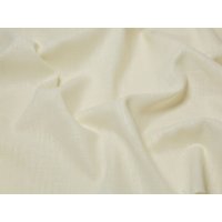 Minerva Core Range Mill Washed 100% Linen Fabric Ivory