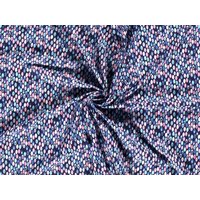 100% Cotton Poplin Fabric Navy