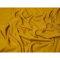 Minerva Core Range Heavy Cotton Rib Stretch Knit Fabric Ochre