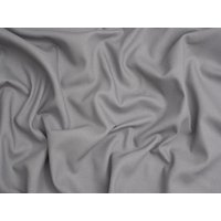 Minerva Core Range Basket Weave Soft Cotton Canvas Fabric Light Grey