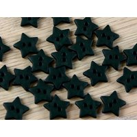 Dill Star Plastic Buttons (Value Pack) Bottle Green